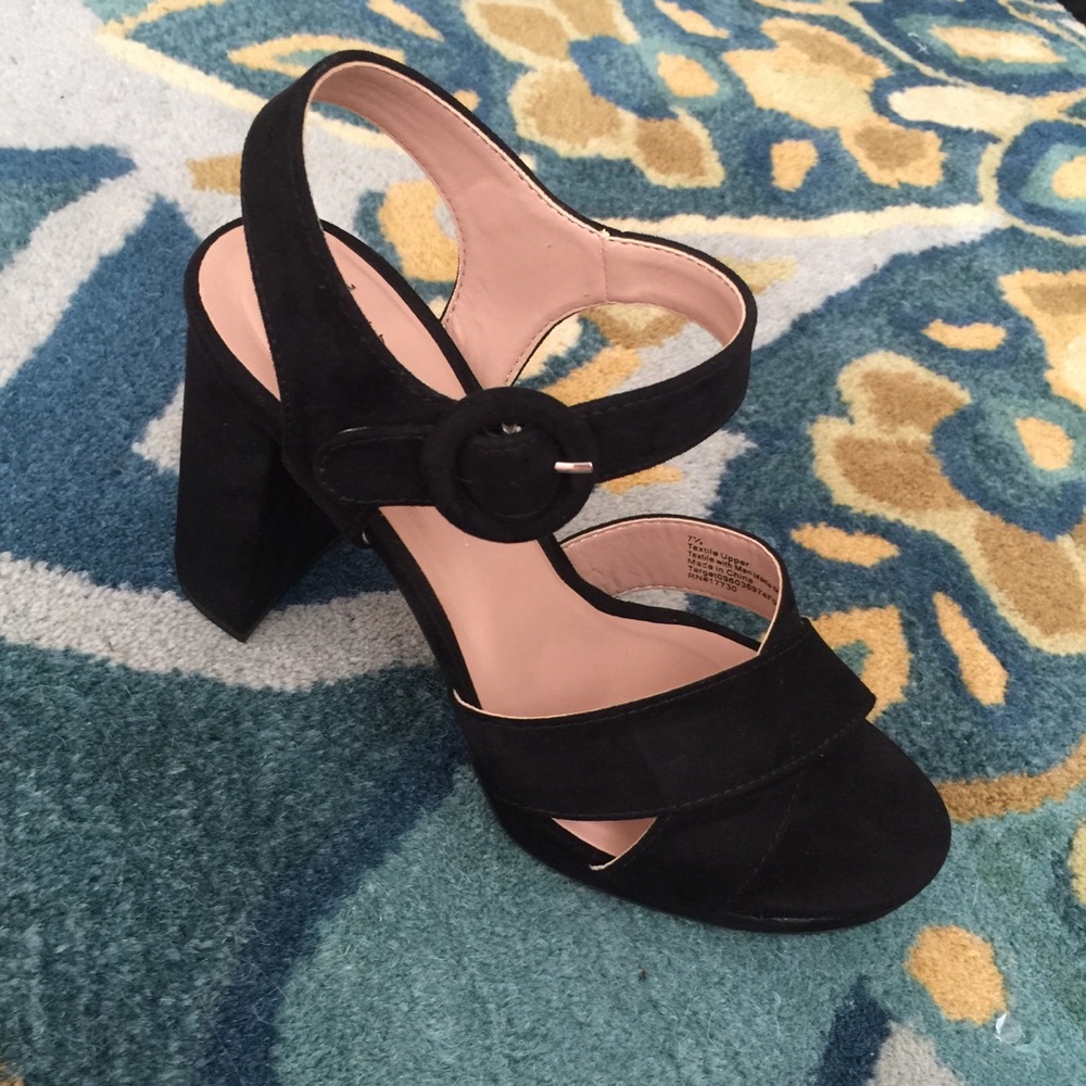 A NEW DAY- velvet sandals